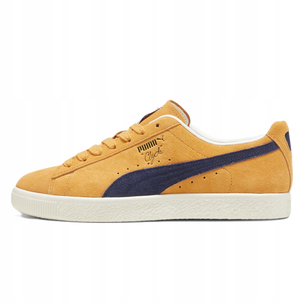 Pánské Boty Puma Clyde Og 39196208 Kožené Tenisky Žluté