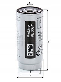 Mann Filter PL 603 1 x Filtr paliwa