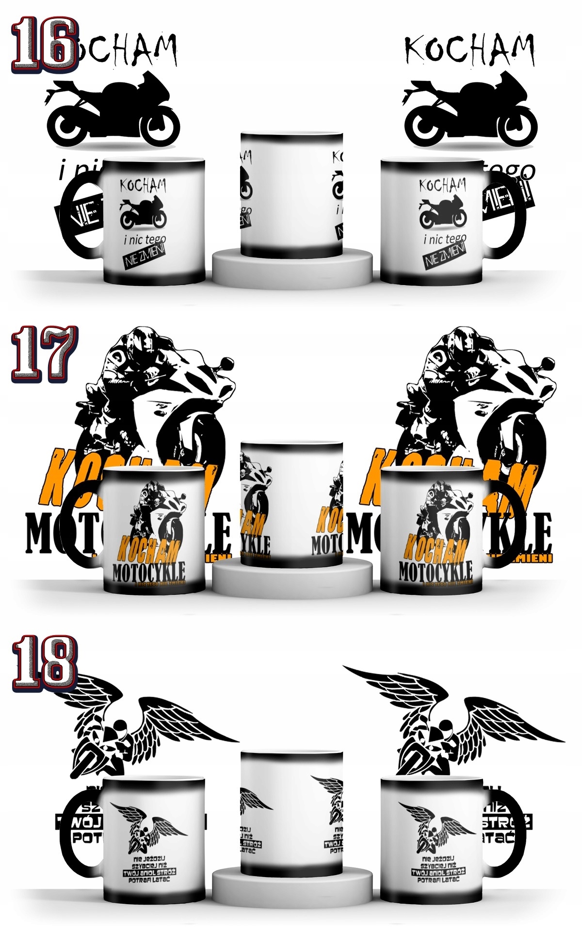 MAGICZNY KUBEK DLA MOTOCYKLISTY + IMIE + KARTONIK EAN (GTIN) 5904158183194