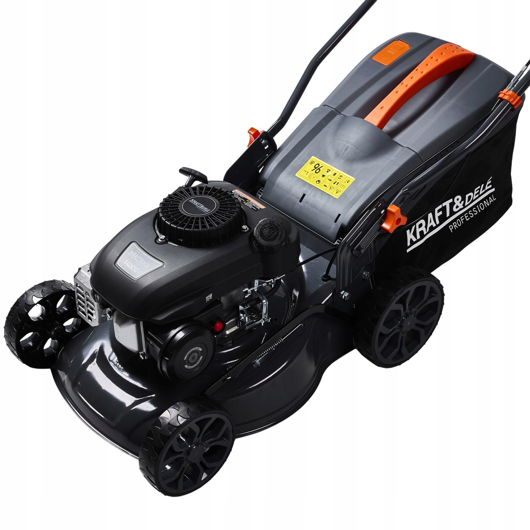 Kosiarka Spalinowa 8KM Samobieżna – Szer. 40cm, Kosz 45L, Mocna Kraft&Dele