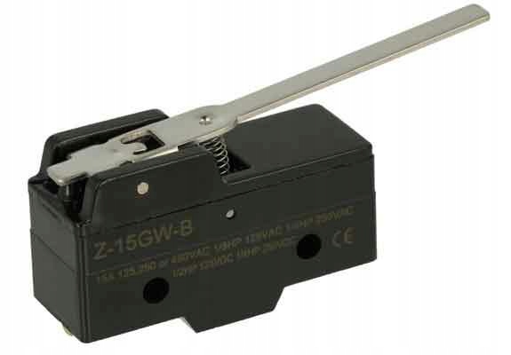 Mikroprzełącznik Z-15GW-B No Nc dźwignia 63mm