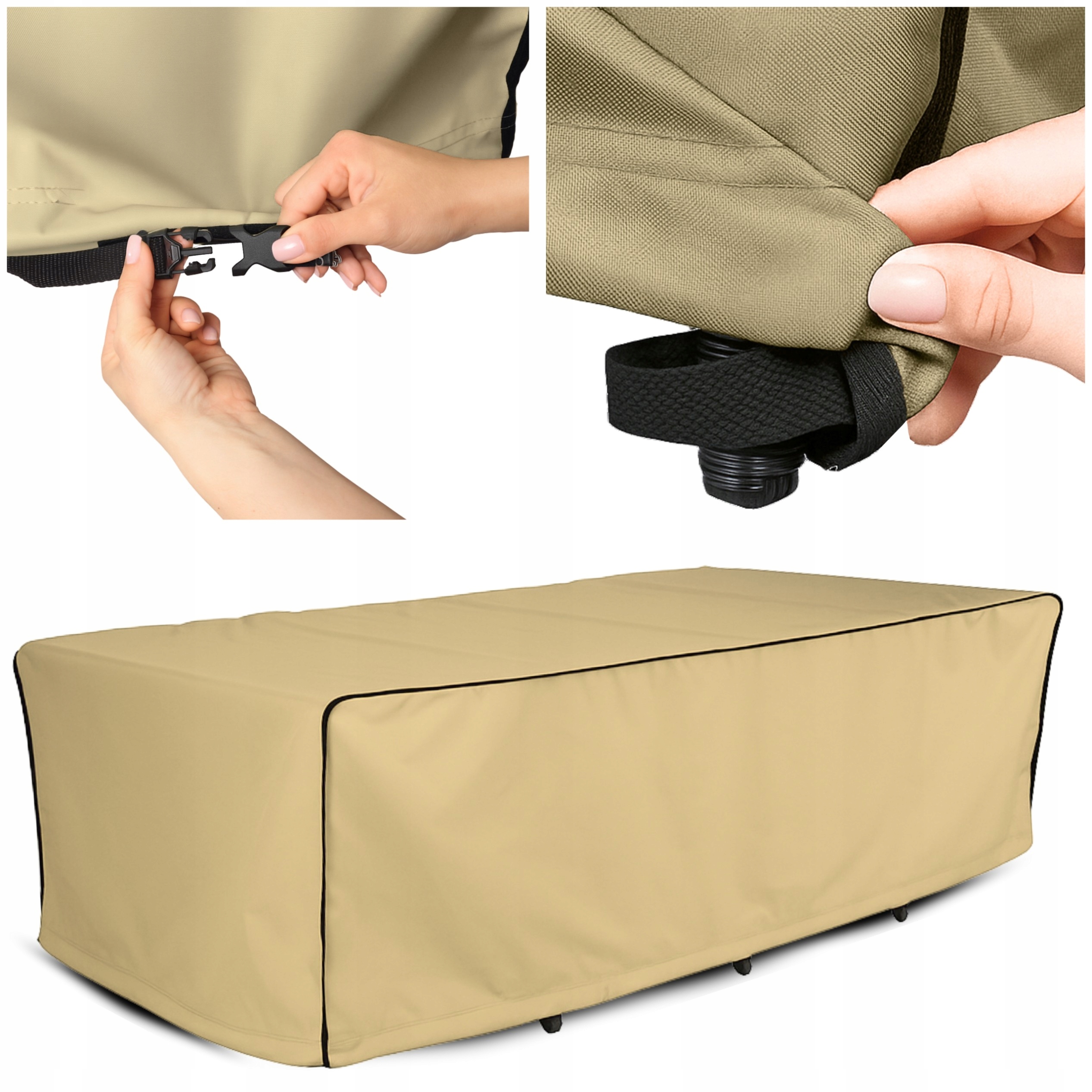 Obal na zahradní nábytek Voděodolný stůl na míru 200-250 cm Silný