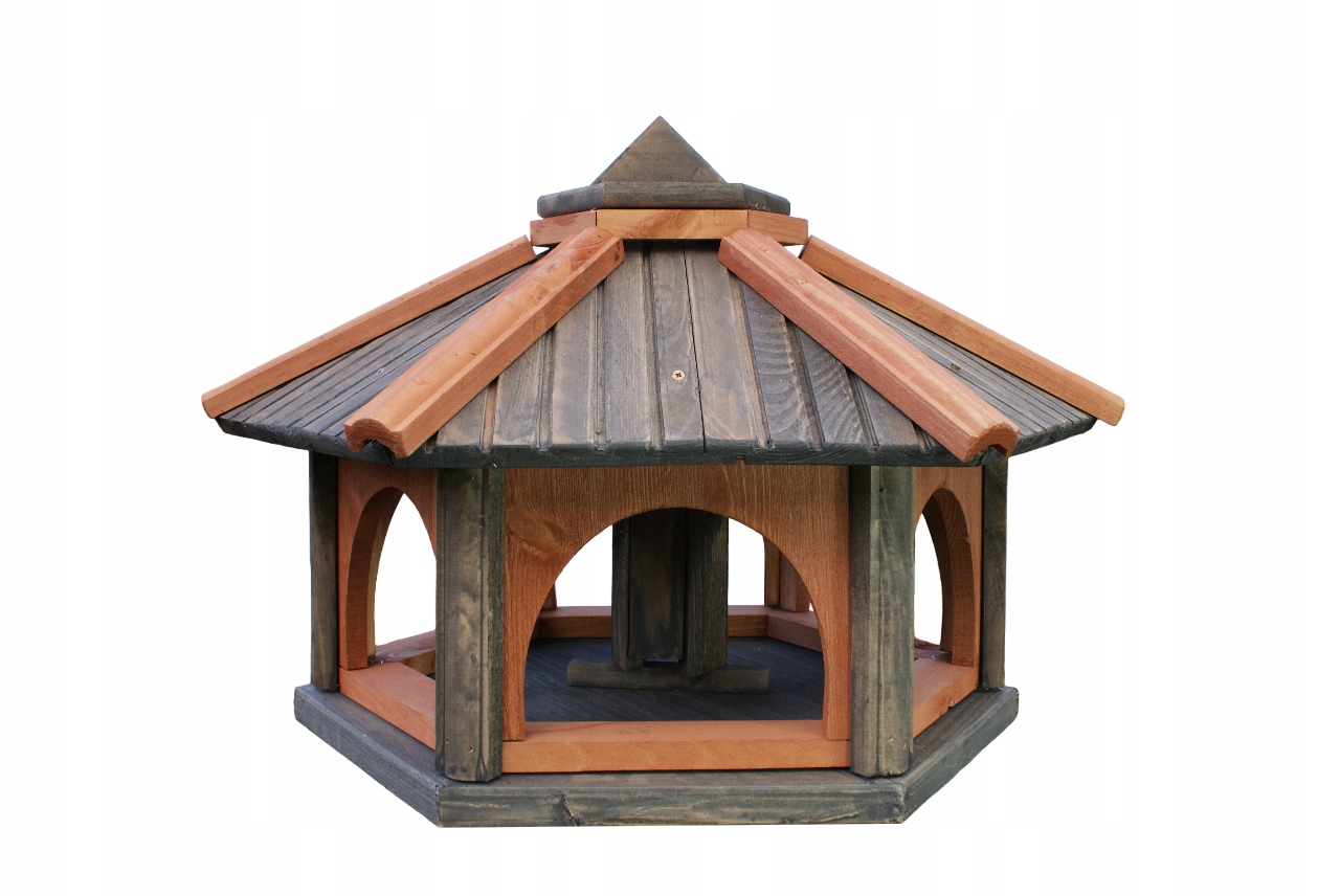 

Karmniki dla ptaków do ogrodu antracyt tik KW50