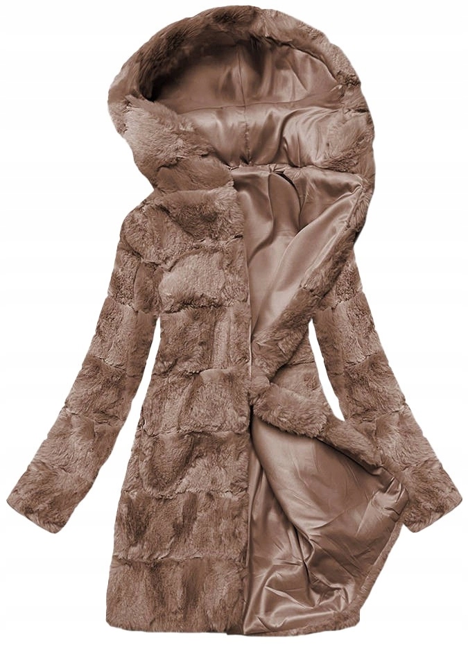 Kožešinová Bunda Kožíšek BR9741 Hnědá XL (42)