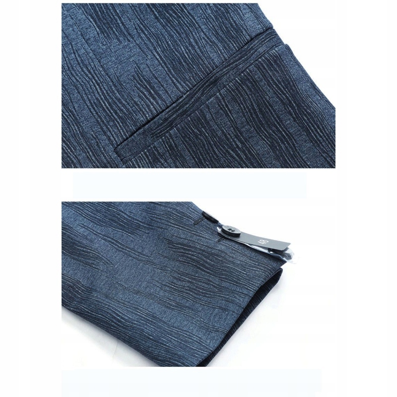 CASUAL MODNA MARYNARKA BIZNESOWA MĘSKA SLIM STYL Materiał dominujący poliester