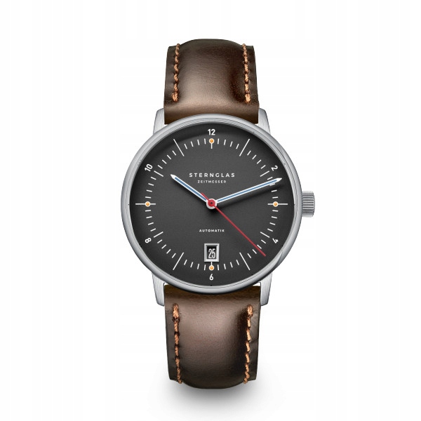 Zegarek Sternglas Naos Pro Automatik, 38 mm S02-NP11-BR03