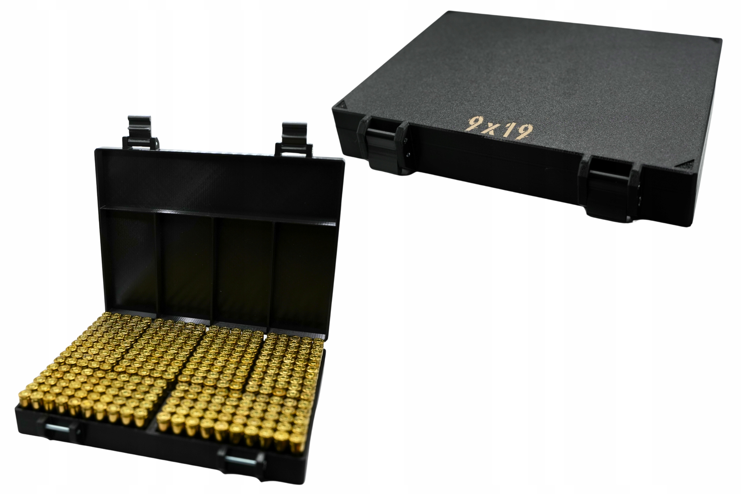 Pudełko na amunicje GoldBox 300 szt. 9x19 black