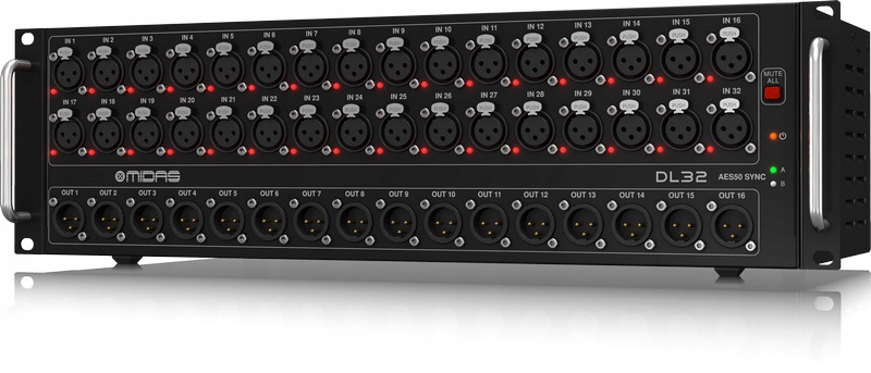 Midas DL32 – digitální stagebox 32 vstupů 16 výstupů