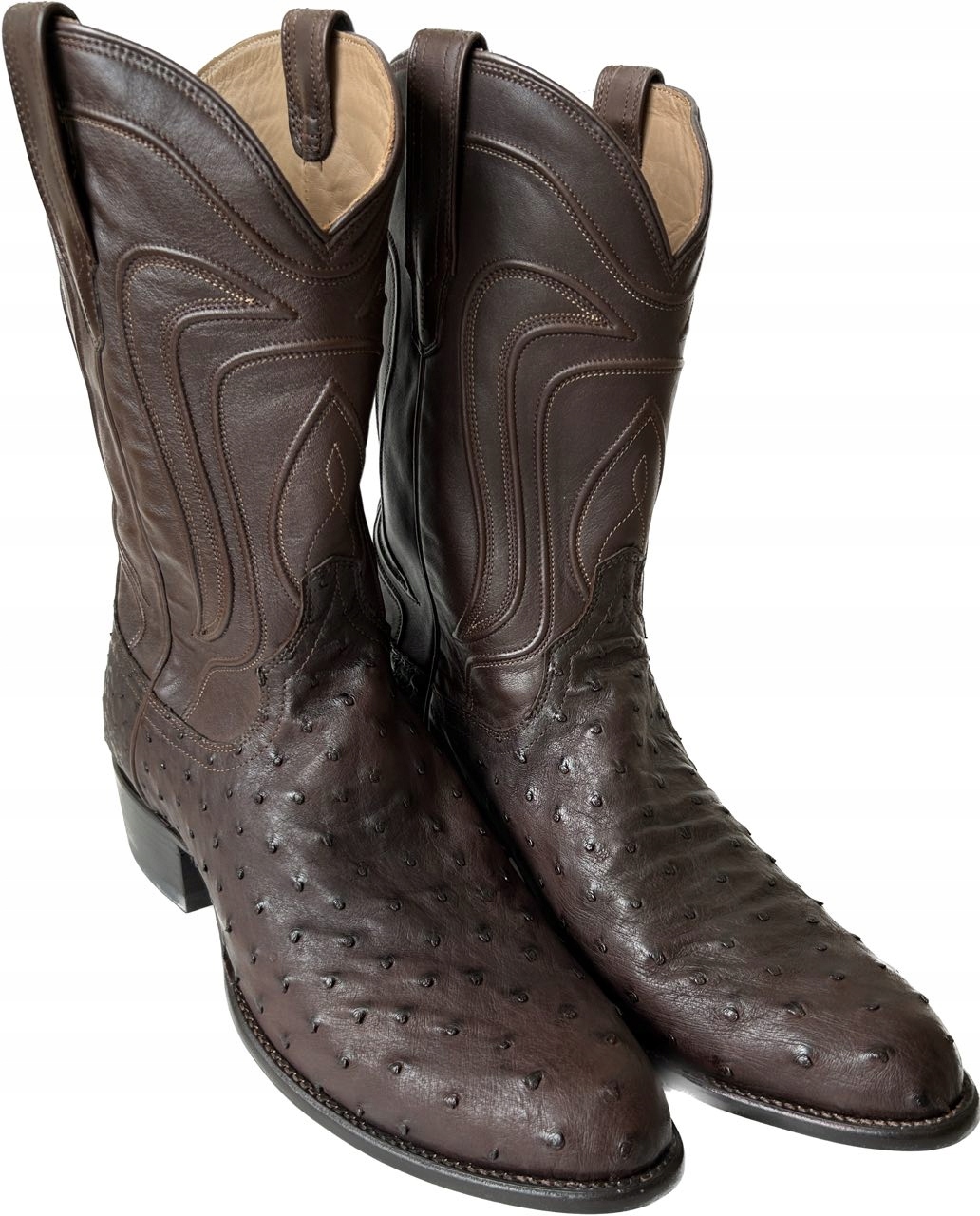 Tecovas Mens The Wyatt Chocolate Ostrich Długość wkładki 33 cm