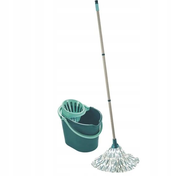 Levně Leifheit mop Classic komplet, hlavice s třásněmi, vědro 12l