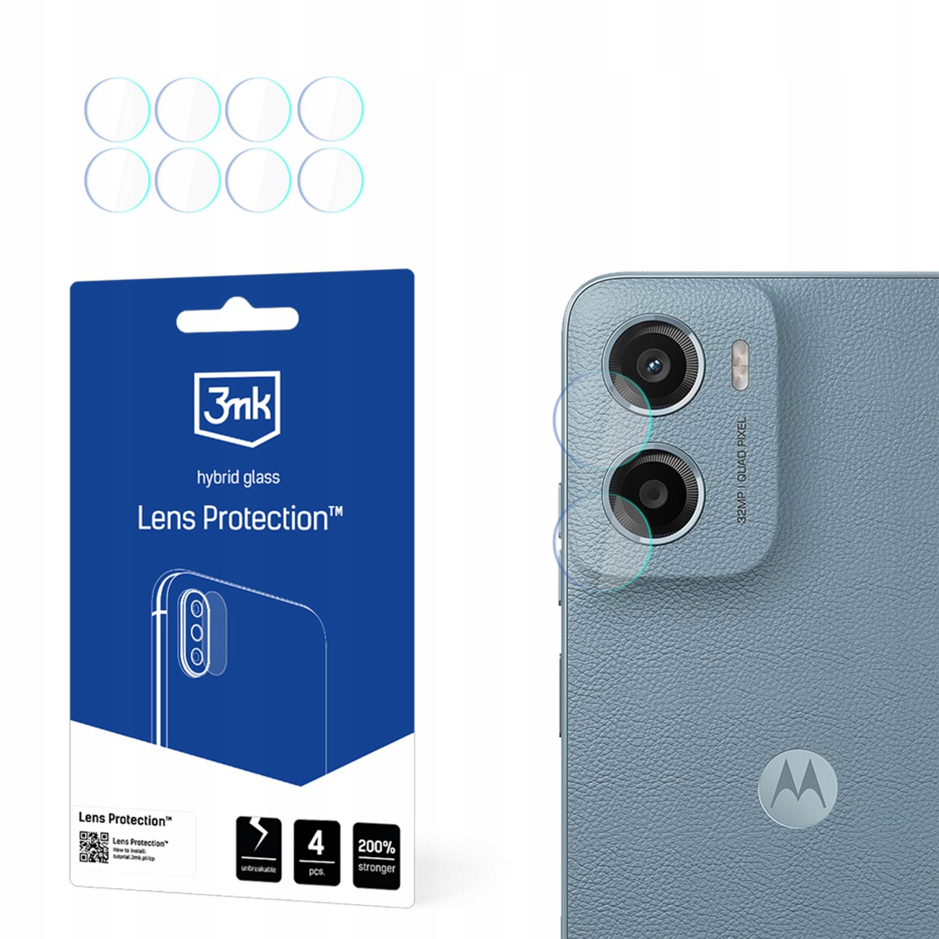 3MK Lens Protection Do Motorola Moto E15 Ochrona Obiektywu Lens Glass