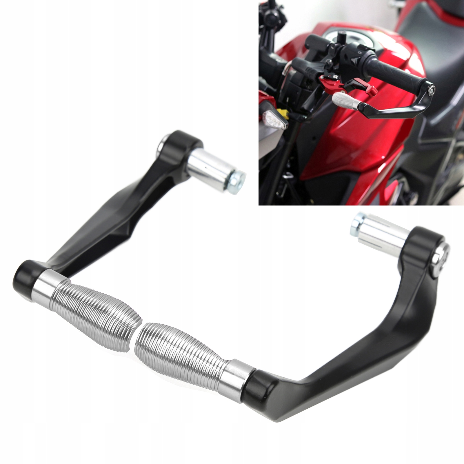 OSŁONY KLAMEK MOTOCYKLOWYCH SREBRNY Producent inny