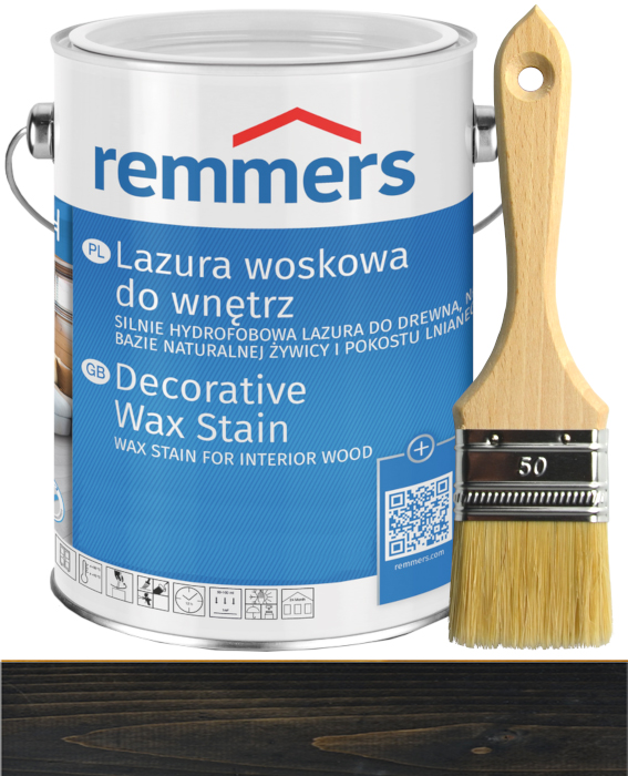 Remmers Vosková lazura do interiéru 2,5L Eben