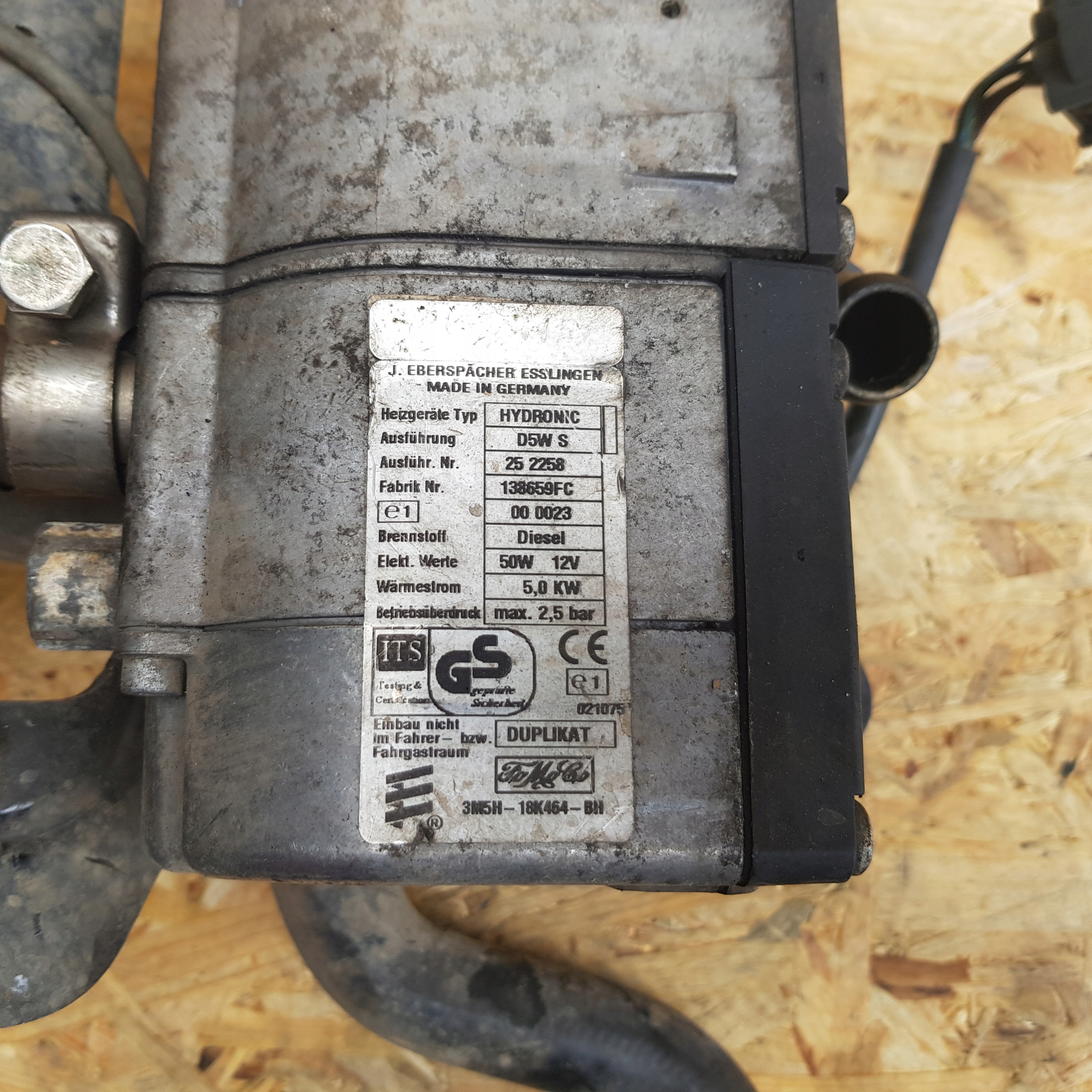 FORD FOCUS MK2 WEBASTO 138659FC ДИЗЕЛЬ