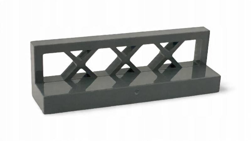 

Lego 3633 Płot barierka 1x4x2 ciemny szary