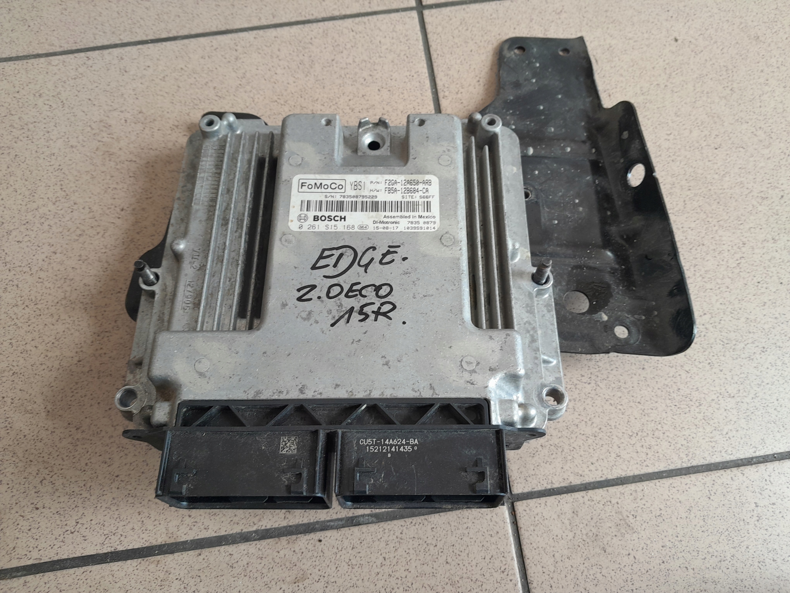 FORD EDGE II MK2 2016R 2.0 KOMPUTER SILNIKA 0261S15168 FB5A-12B684-CA