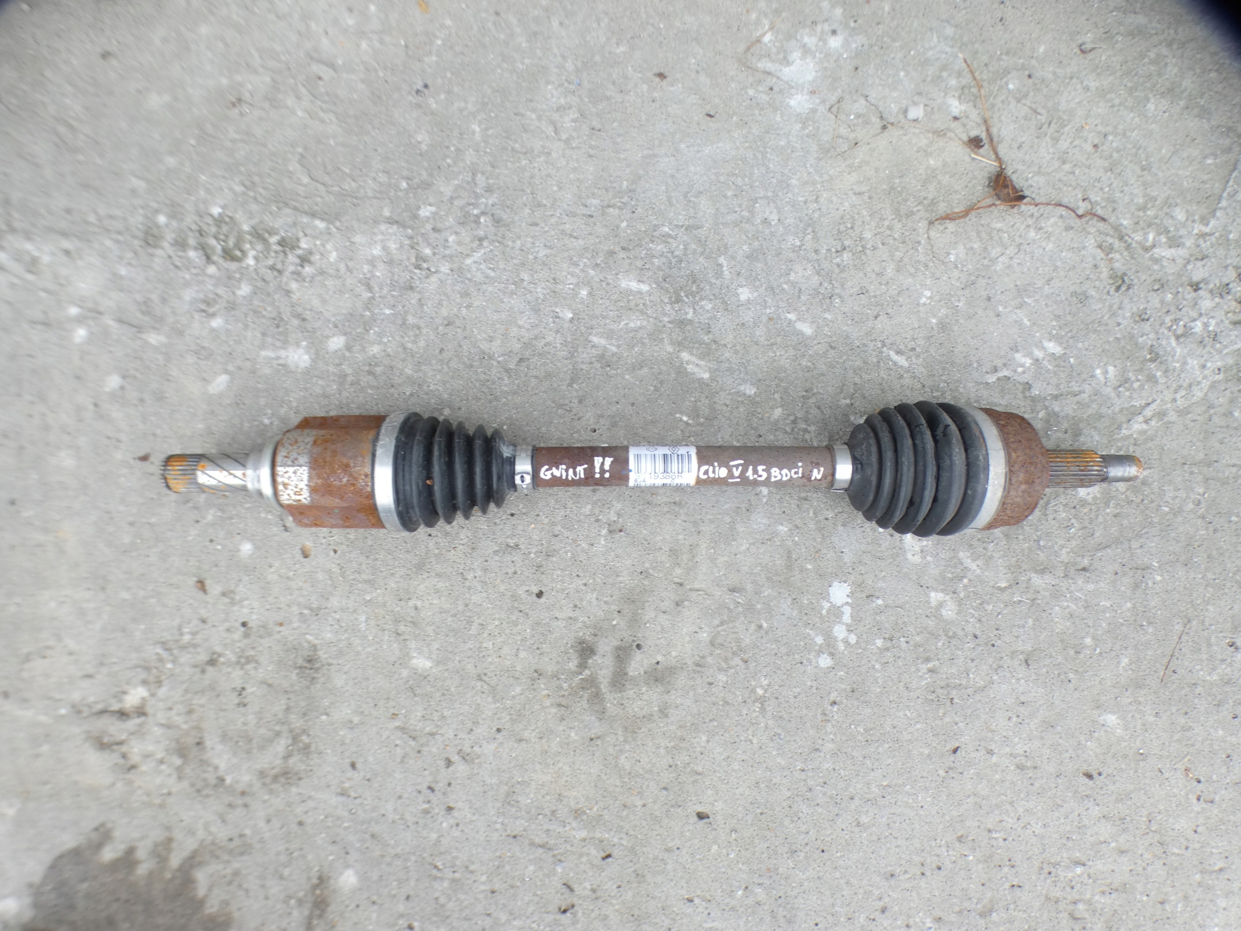 semi-axis left front left front RENAULT CLIO V 5 1.5 391019386R