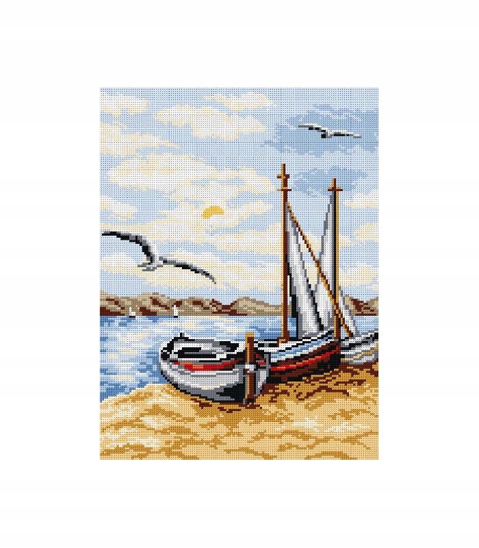 Sada Ariadna kanva mulina vyšívací jehla 30x40 8009