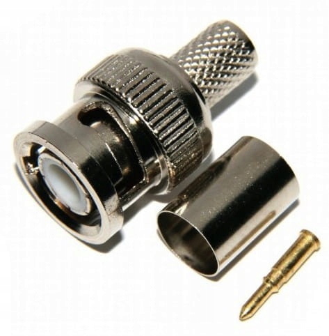 

Wtyk Bnc 50om zaciskany na RG58 2szt.