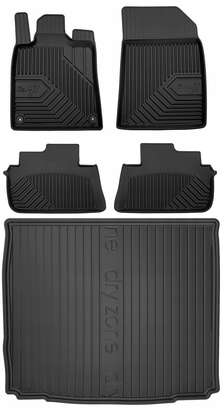 Set 77 Koberce a rohože Peugeot 407 Sedan 2004-2011