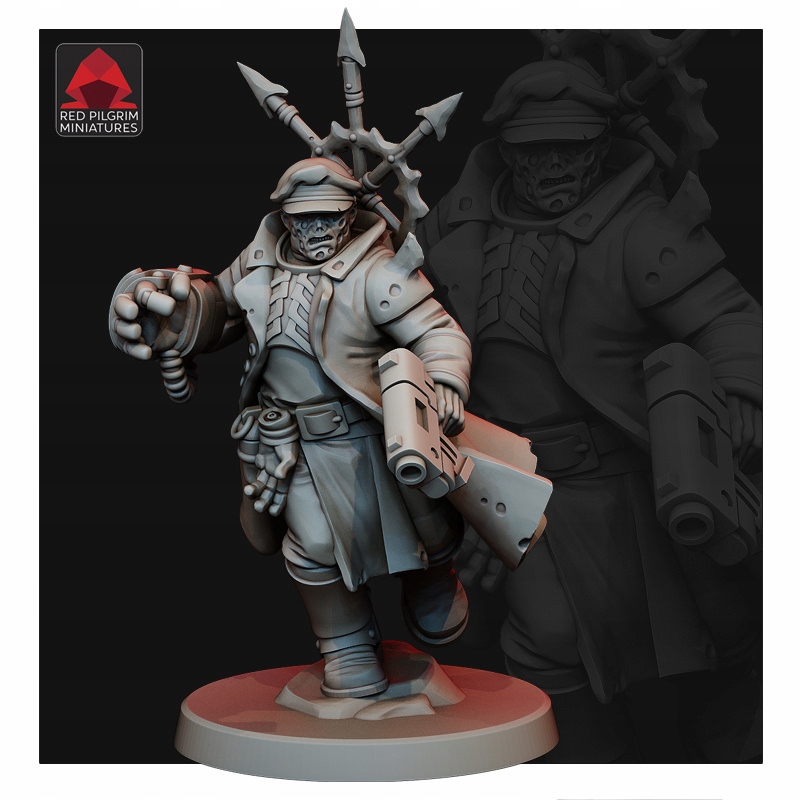 Oathbreakers Command: Leader Red Pilgrim Miniature