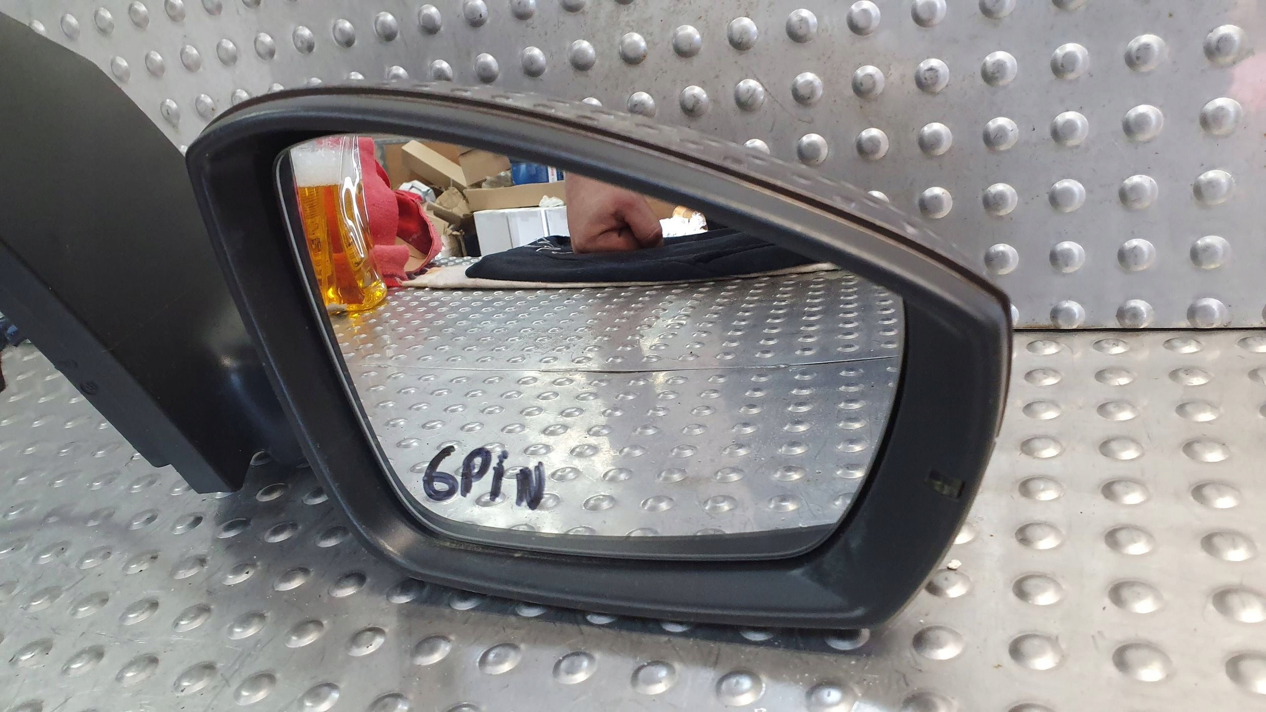mirror right VW POLO 6R 6C 08- 6 PIN 6C1857502C