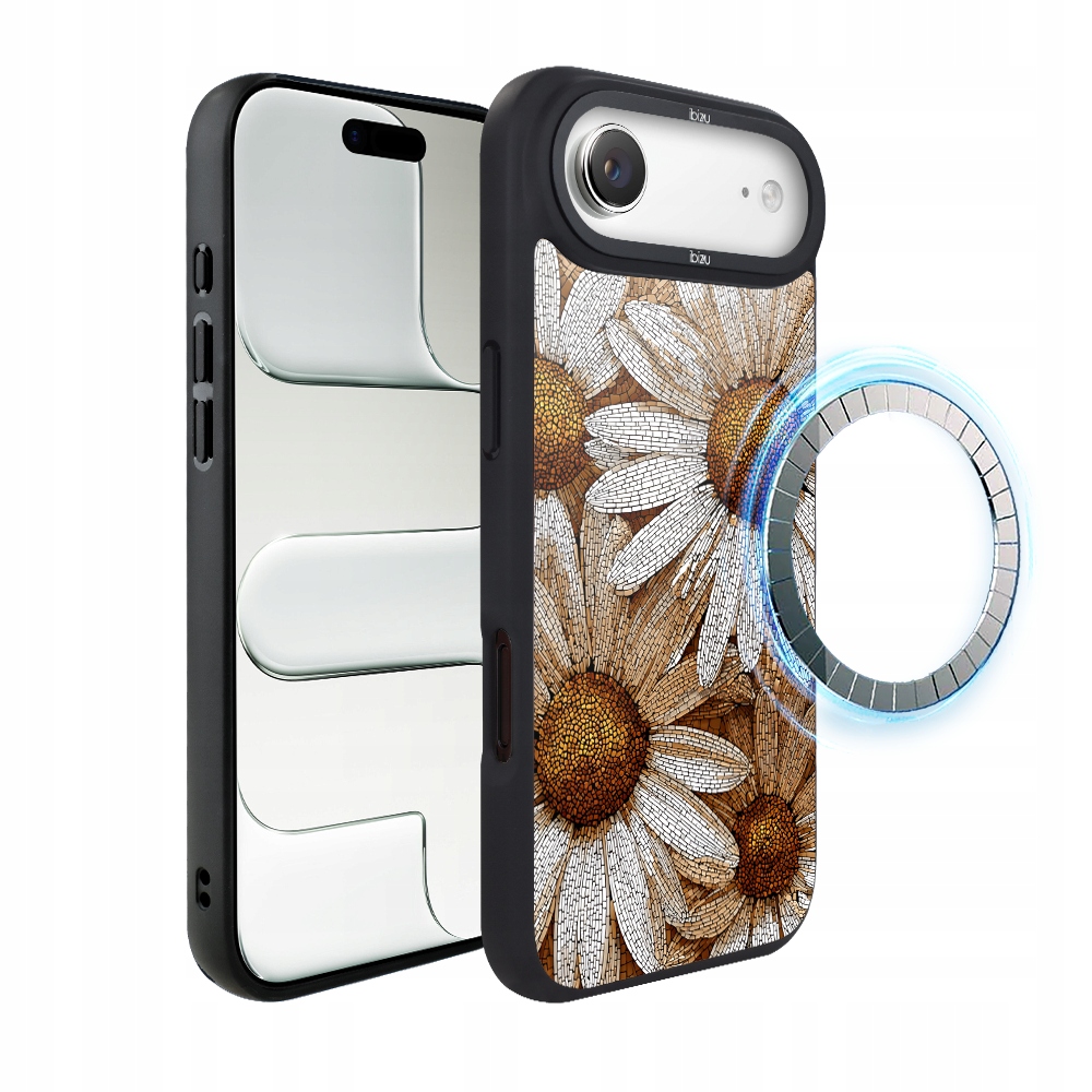 Pouzdro pro iPhone Air Ibizu DropGuard Matt s MagSafe, Mozaika heřmánků