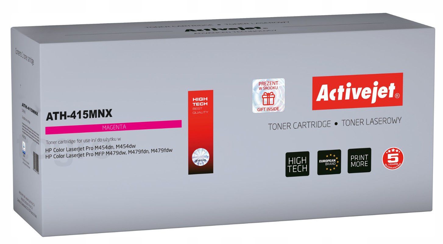 Toner XXL Activejet ATH-415MNX (hp 415X W2033X) 6000 stran Červený Čip