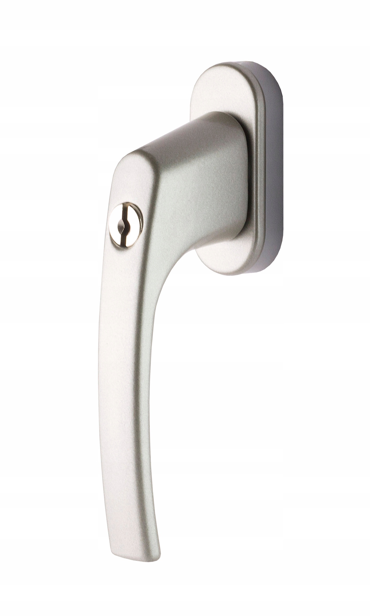 KLAMKA OKIENNA Z BLOKADĄ Z KLUCZYKIEM Z ZAMKIEM