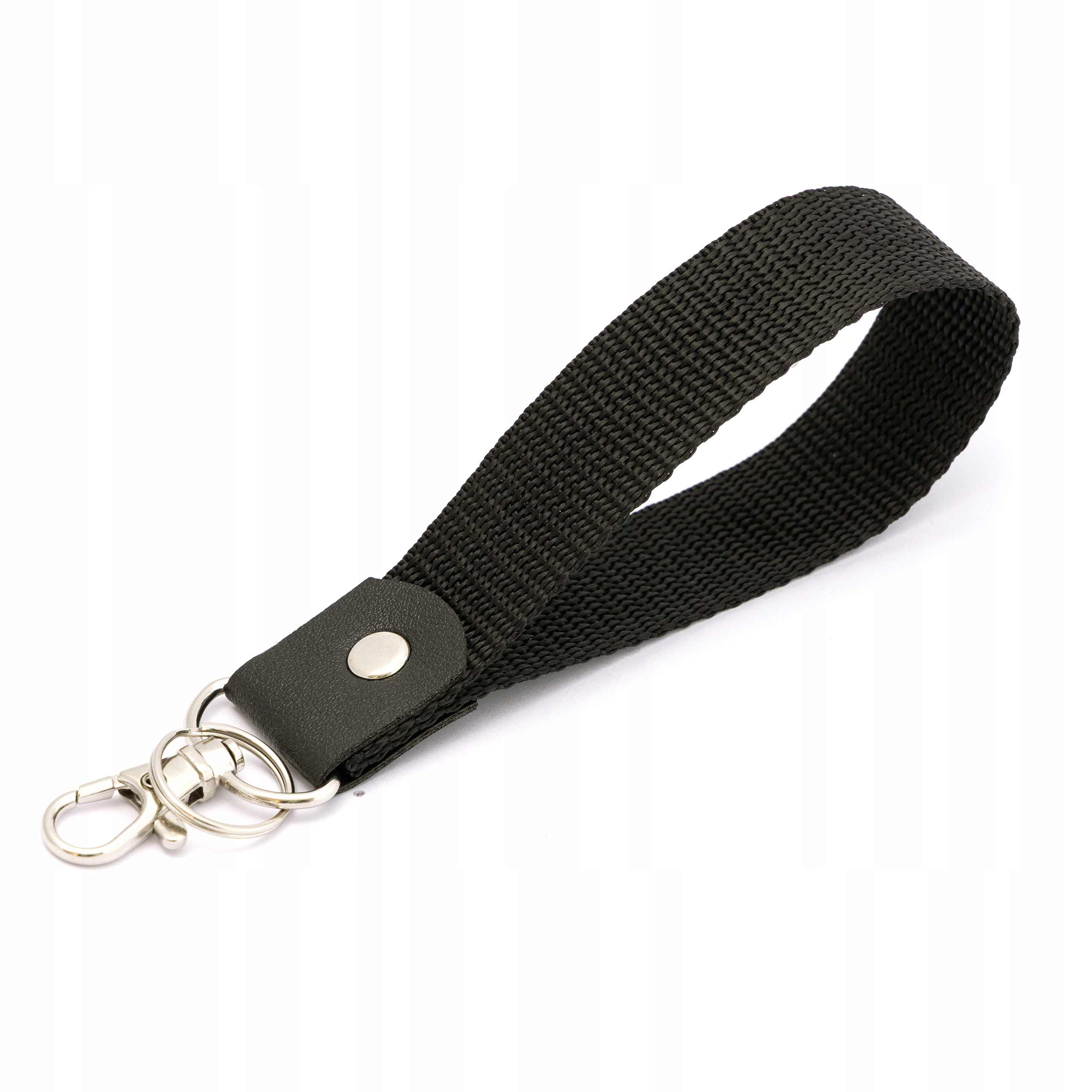 Brelok Czarno Srebrny na klucze, breloczek do auta, smyczka Produkt Polski