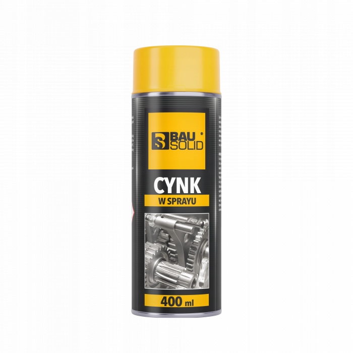 Cynk w sprayu szary 400ml Bausolid Puszka