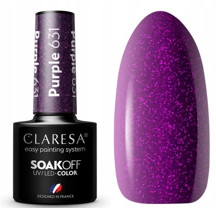 

Claresa Lakier Hybrydowy Uv/led Purple 631
