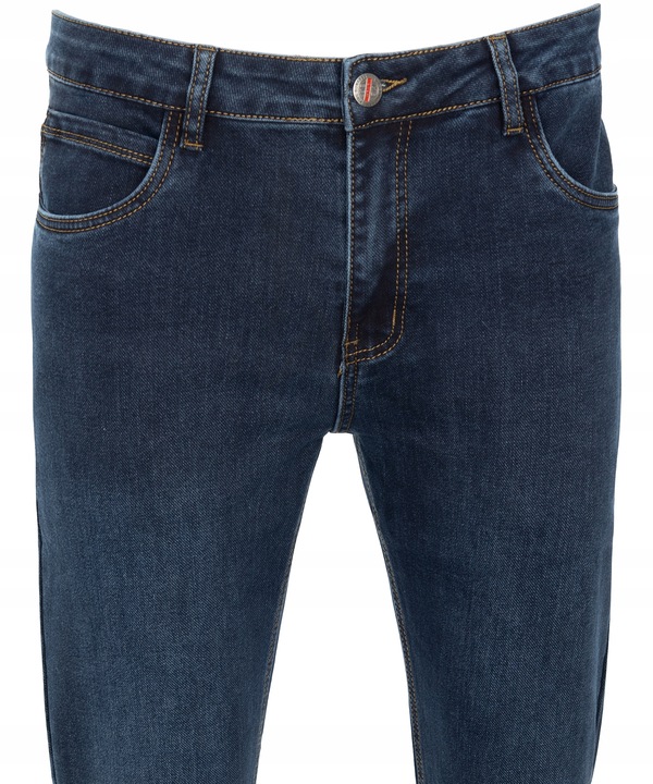 Spodnie jeansy ciemno-niebieskie ELASTYCZNE DŻINSY W40 Marka inna