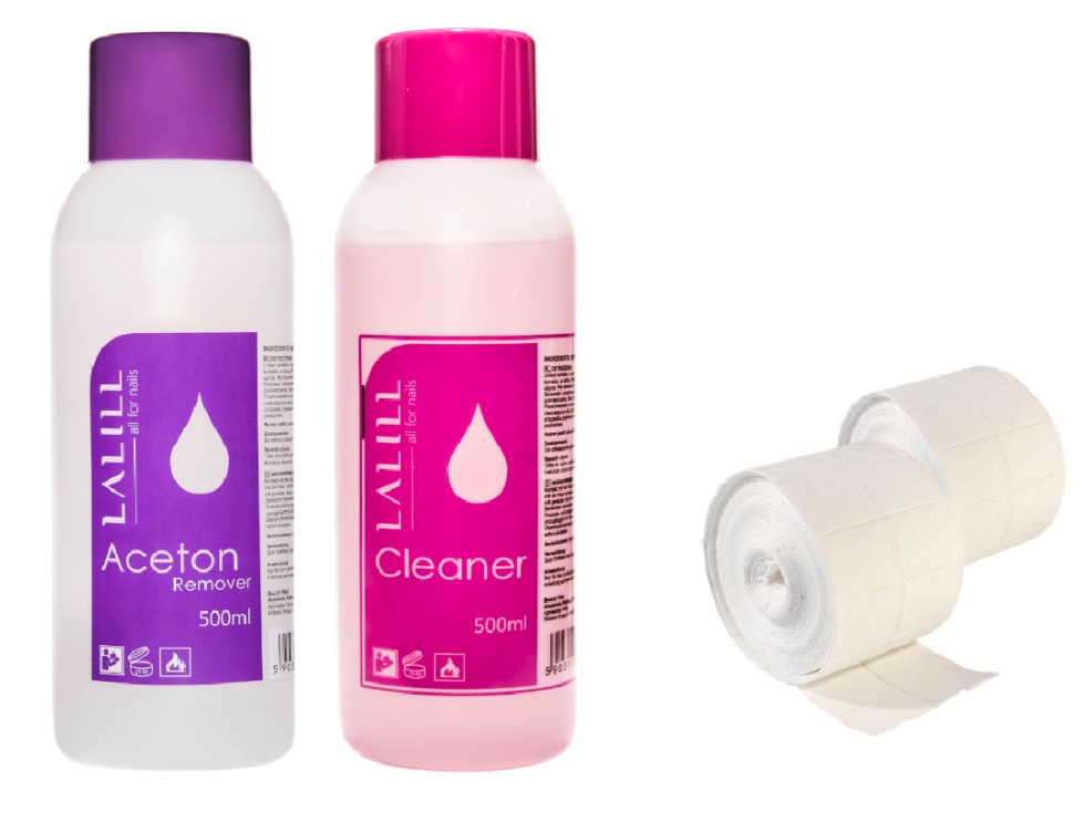 

LaLill Aceton Cleaner 2 x 500ml Waciki 500szt