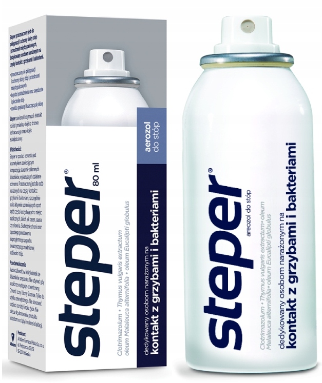 

Steper Aerozol do stóp i paznokci Grzybica 80ml