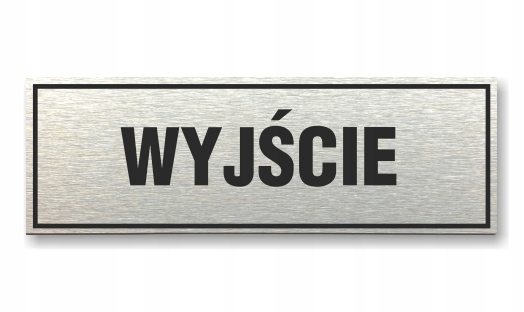 Tabliczka z taśmą OPA-22 - WYJŚCIE