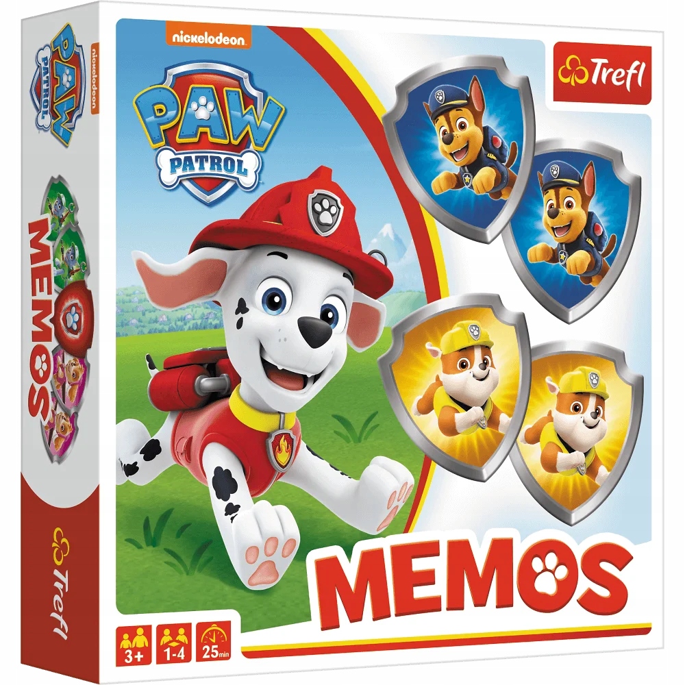 

Psi Patrol Gra Pamięciowa Memo Memos dla dzieci 92