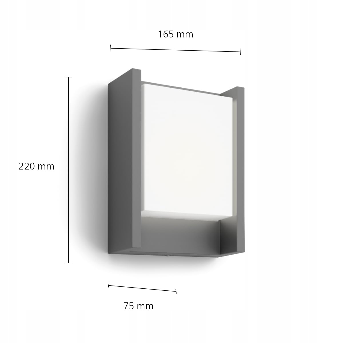 PHILIPS Outdoor Żarówka LED Zewnętrzna Ciepła Biała Jasna E27 8W 806lm — miniatura 3