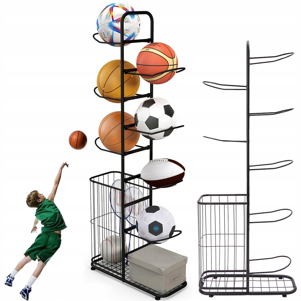 Stojan Na 7 Míčů, Polička, Organizér Pro Uložení Fotbalového Basketbalu