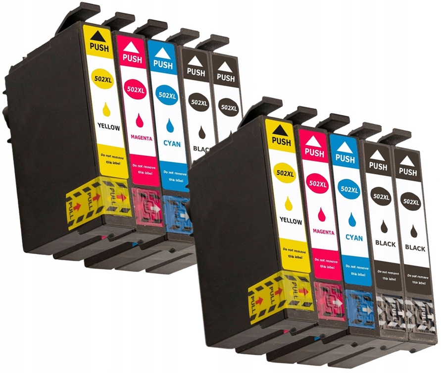 10 x Inkousty pro Epson 502 XL XP-5100 WF-2800 WF-2860