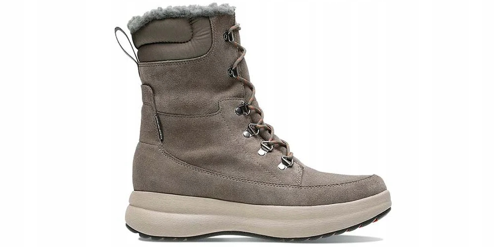 Clarks Dámské sněhule Un Orbit Up velikost 37 béžová semišová kůže