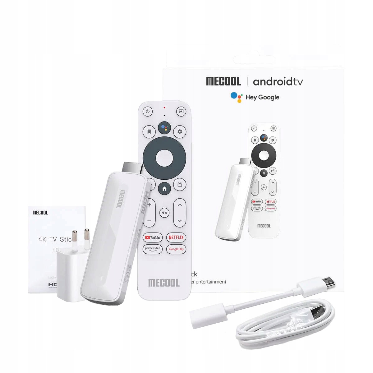 ODTWARZACZ MULTIMEDIALNY ANDROID MECOOL KD5 1/8GB Android TV NETFLIX HDR Złącze HDMI tak