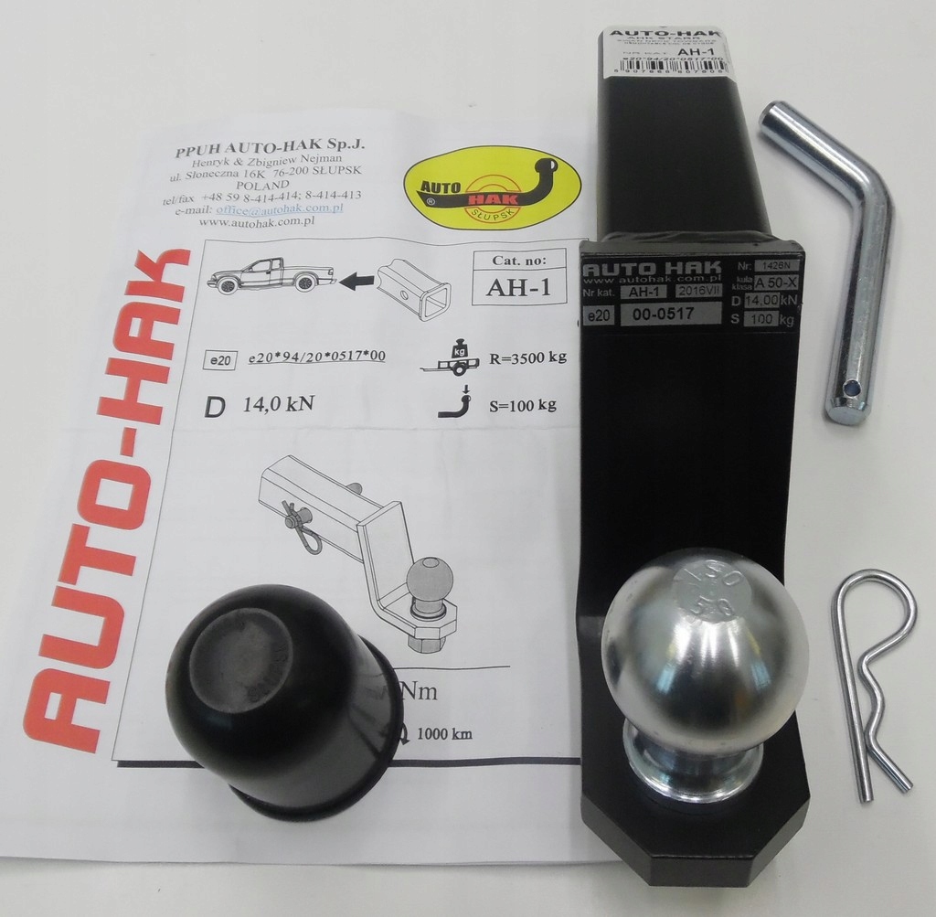 HAK HOLOWNICZY ADAPTER USA DODGE RAM RAMCHARGER Producent code AH 2