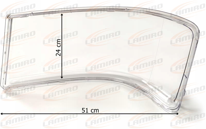 SCANIA NEXT GEN S R G P 16- SZKŁO KLOSZ REFLEKTORA PRAWE RS R450 S500 Numer katalogowy części 890-007GLASS