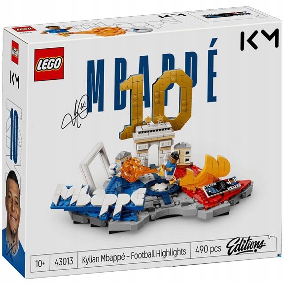 Lego Editions Sports Kylian Mbappe fotbalové momenty 43013