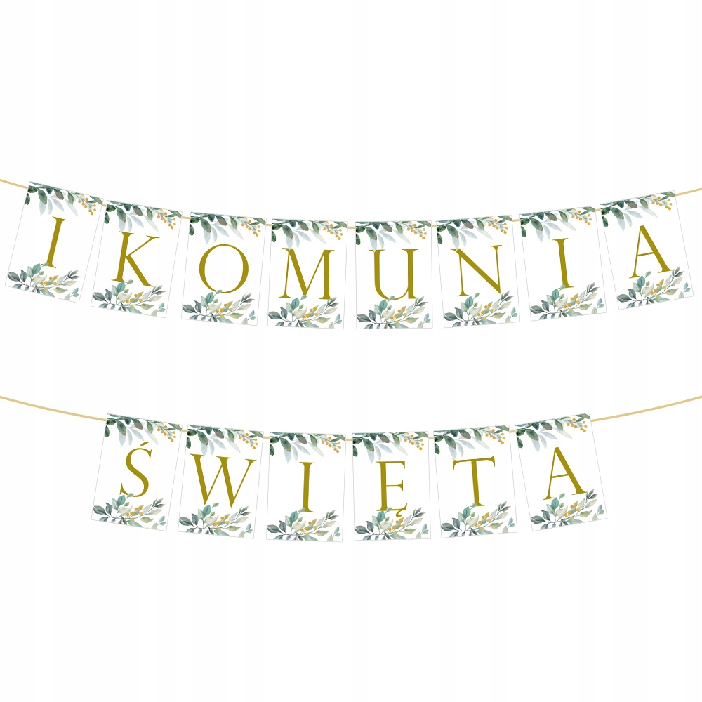 

Baner Dekoracja Girlanda Na Komunię Komunia Święta