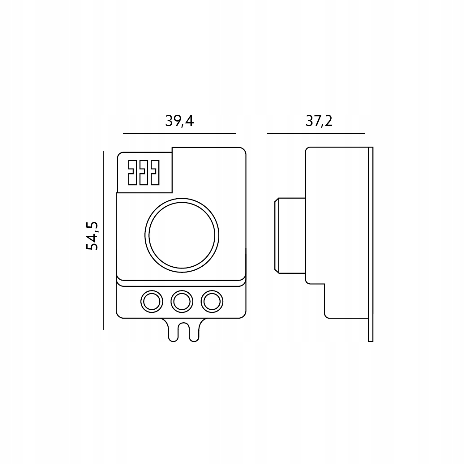 Czujnik Ruchu i Zmierzchu Mikrofalowy Sensor LED Typ czujnik