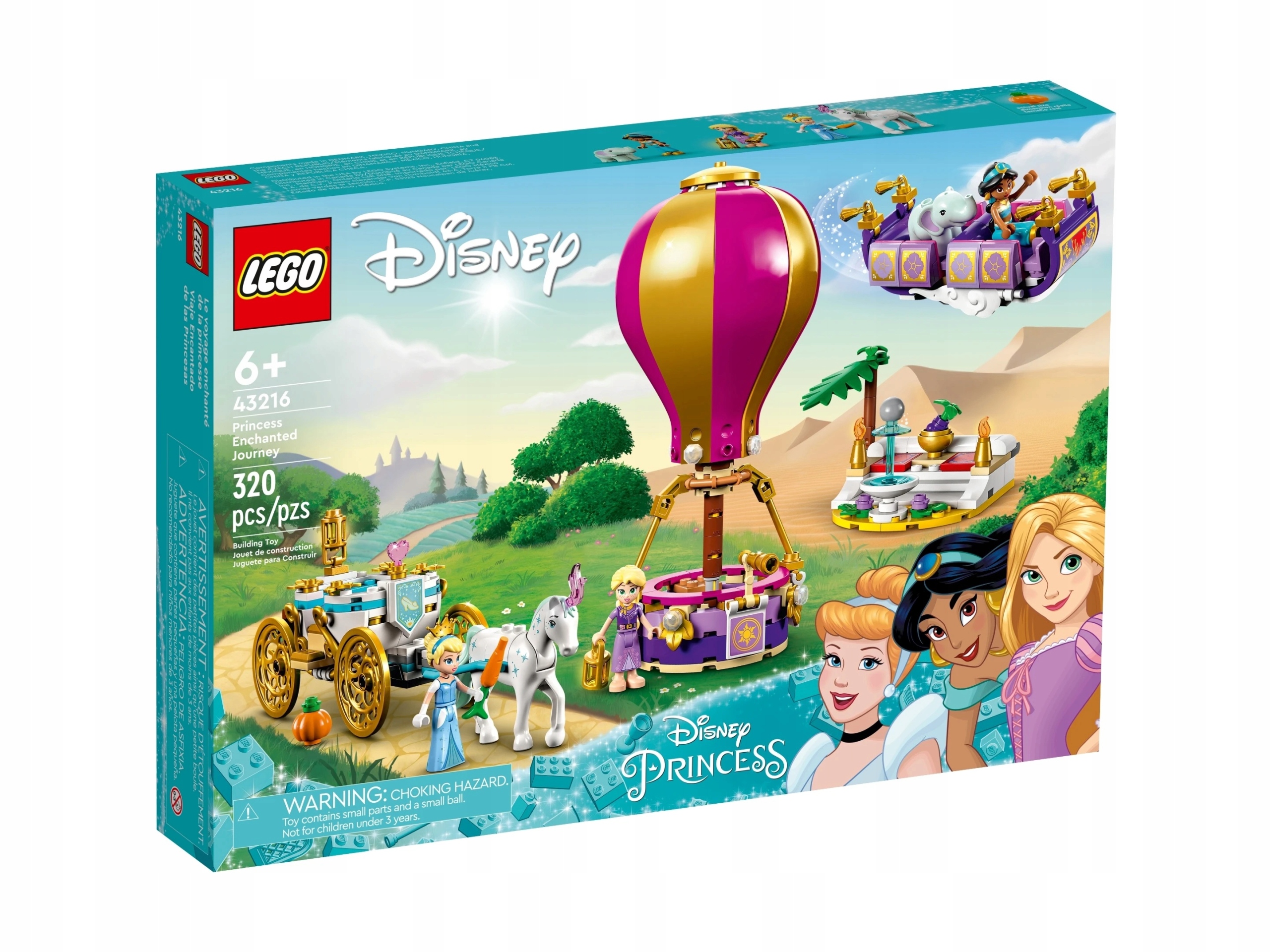 Lego 43216 Disney Cesta začarované princezny