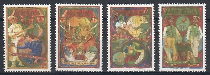 Australia 1993 Mi 1344-1347 Czyste **