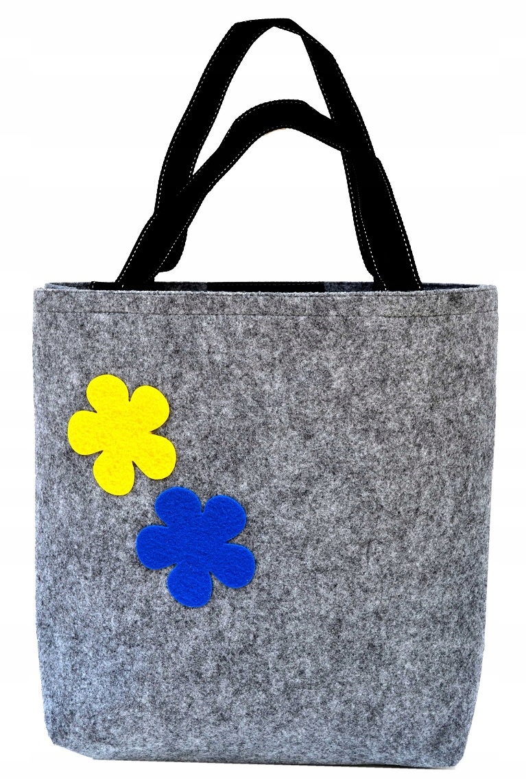 Filcowa TORBA na ramię shopper A4 RÓŻNE WZORY